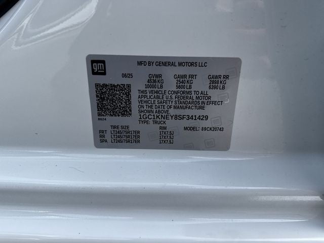 2025 Chevrolet Silverado 2500HD 4WD Crew Cab 159" LT