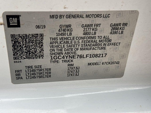 2020 Chevrolet Silverado 2500HD 4WD Crew Cab 159" LT