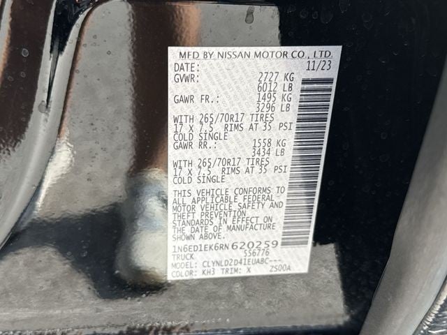 2024 Nissan Frontier Crew Cab 4x4 PRO-4X
