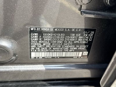 2025 Honda HR-V EX-L AWD CVT