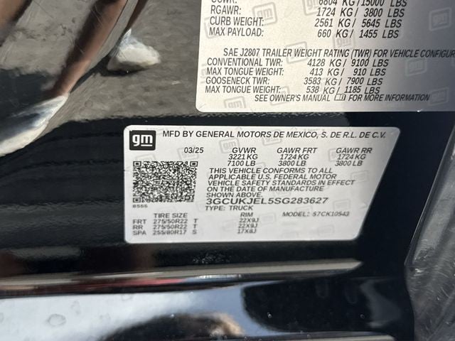 2025 Chevrolet Silverado 1500 4WD Crew Cab 147" High Country