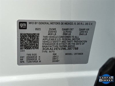 2021 GMC Terrain AWD 4dr SLT