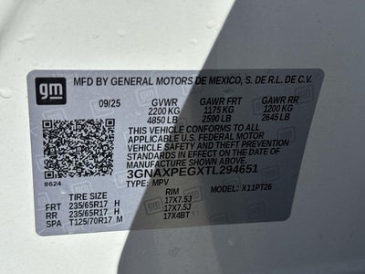 2026 Chevrolet Equinox AWD 4dr LT w/2LT