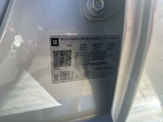 2019 GMC Sierra 1500 4WD Crew Cab 147" SLT
