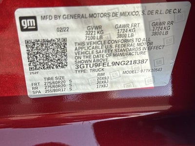 2022 GMC Sierra 1500 Limited 4WD Crew Cab 147" Denali