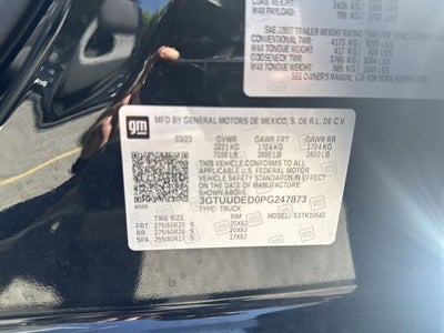 2023 GMC Sierra 1500 4WD Crew Cab 147" SLT