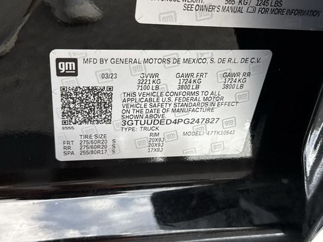 2023 GMC Sierra 1500 4WD Crew Cab 147" SLT