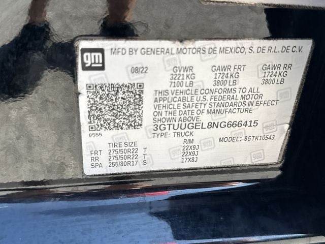 2022 GMC Sierra 1500 4WD Crew Cab 147" Denali
