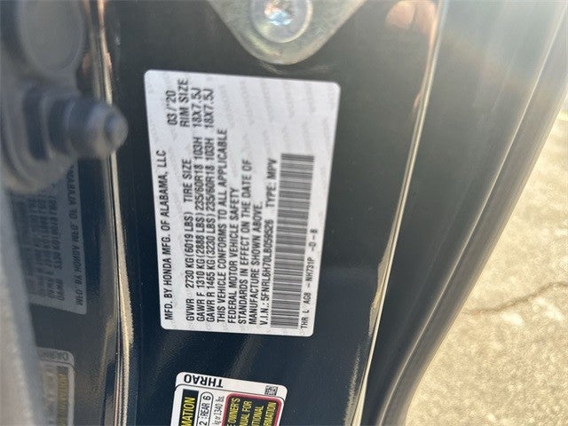 2020 Honda Odyssey EX-L Auto