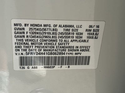 2016 Acura MDX SH-AWD 4dr