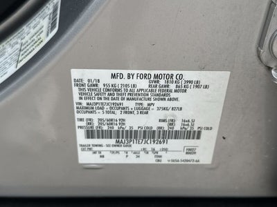 2018 Ford EcoSport SE FWD