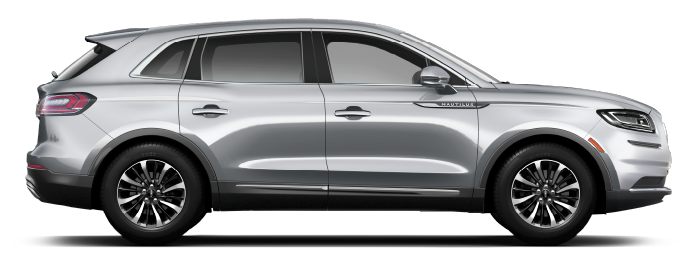 A 2023 Lincoln Nautilus® SUV is shown in Silver Radiance.