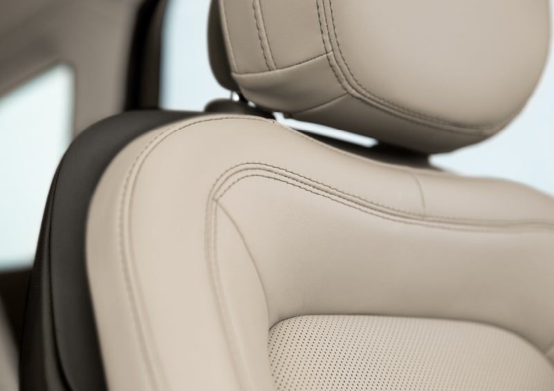 Fine craftsmanship is shown through a detailed image of front-seat stitching. | Dave Sinclair Lincoln in Ballwin MO