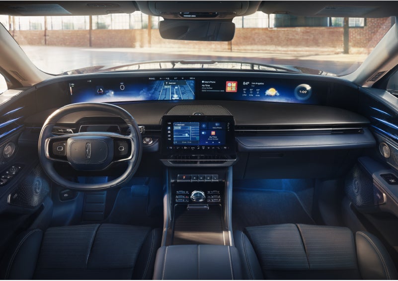 The panoramic display is shown in a 2026 Lincoln Nautilus® SUV. | Dave Sinclair Lincoln in Ballwin MO