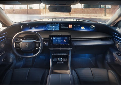 The panoramic display is shown in a 2026 Lincoln Nautilus® SUV. | Dave Sinclair Lincoln in Ballwin MO
