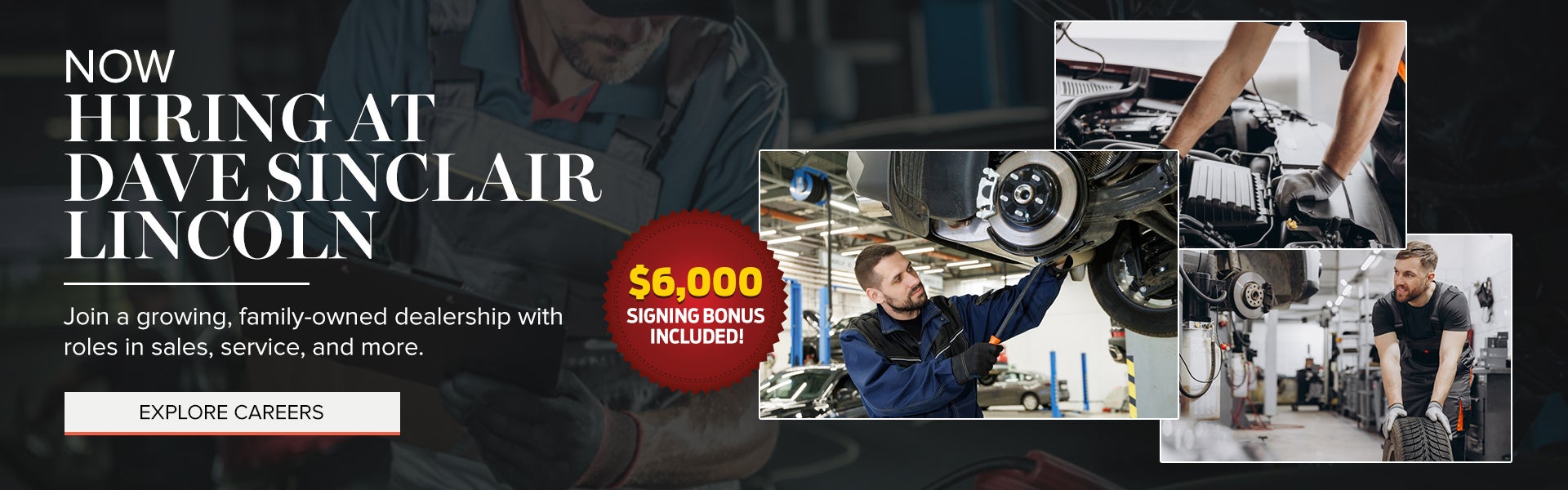 New Careers At Dave Sinclair Lincoln